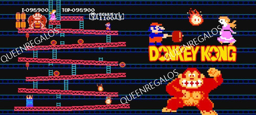 Taza Donkey Kong Juego Arcade Family Games Retro 1