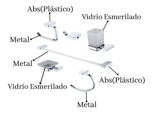Kit De Accesorios De 6 Piezas Peirano Linea 13000 1