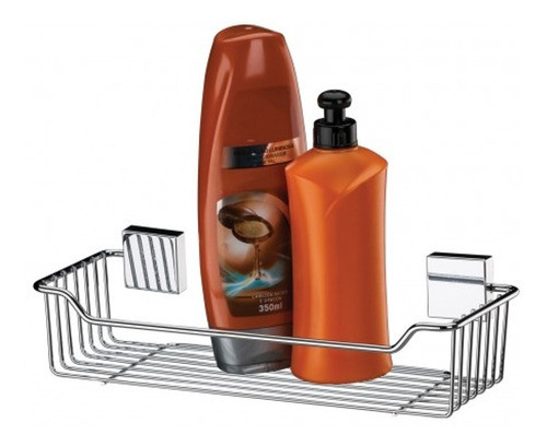 Suporte Porta Sabonete Shampoo Prateleira Banheiro Inox 7501 0