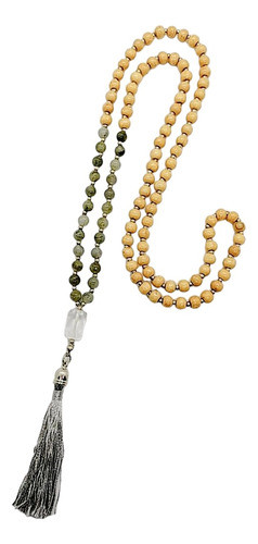 Japamala 108 Cuentas Madera Piedra Natural Labradorita (6mm) 0