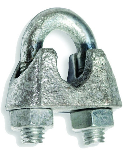 Grampa Prensa Cable Galvanizado 8mm P/ Cable Acero - Subte A 0