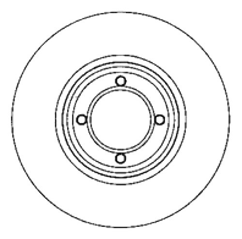 Disco Freno Del (273mm) Peugeot 505 81-02 0
