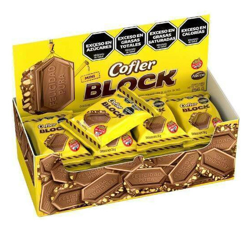 Bombon Mini Cofler Block 256g 16u X 16g 1