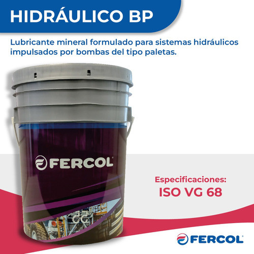 Aceite Hidraulico Bp 32 20lts Fercol Maquinas Transparente 1