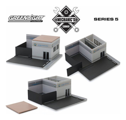 Diorama Greenlight Delegacia California Highway Hot Pursuit 1
