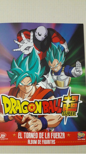 Álbum Vacío Dragon Ball Super El Torneo De La Fuerza 2022 0