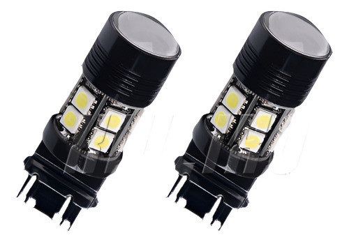 2xwhite 3157 3156 12smd Chip Proyector Led Bombillas Respald 0