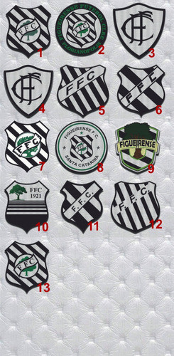 Parche Escudo 7,5 Cm Figueirense Fc Brasil 0