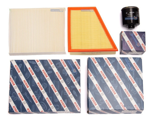 Kit 3 Filtros Bosch Vw Cross/ Fox 1.6 8v 2008 2009 2010 2011 0