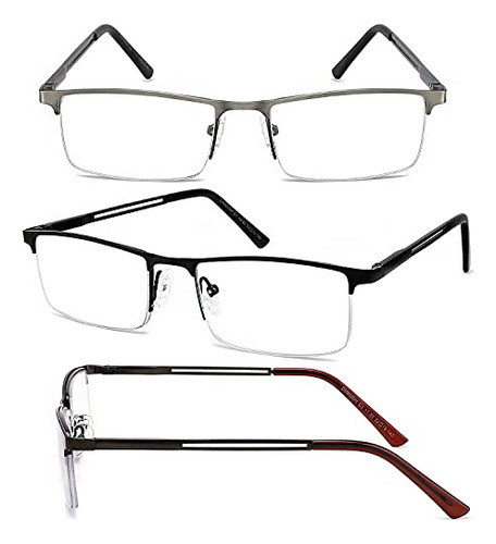 Jjjwell - Juego De 3 Gafas De Lectura Con Bloqueo De Luz Azu 1