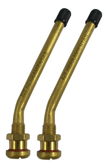 Valvula Camion Sin Camara Tr642 Curva Larga P/ Artillera X 2 0