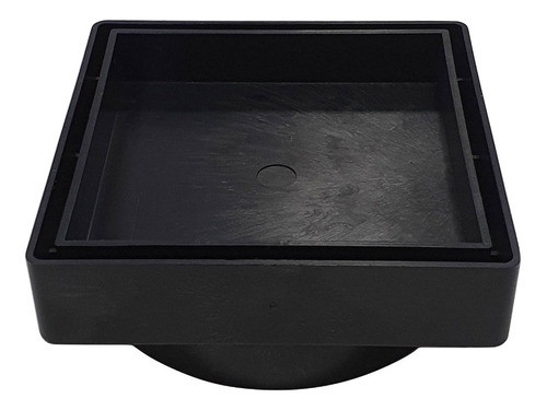 Ralo Oculto 10x 10 Seca Piso - Preto 1