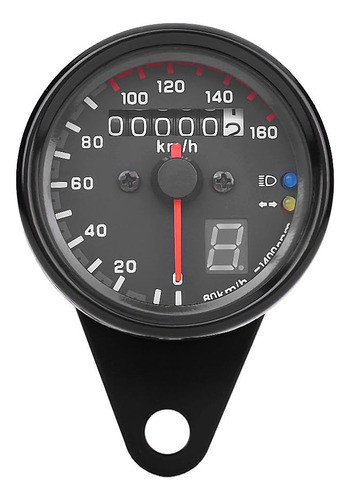 Velocimetro Universal Moto Cafe Racer Custom Indic. Marcha 0