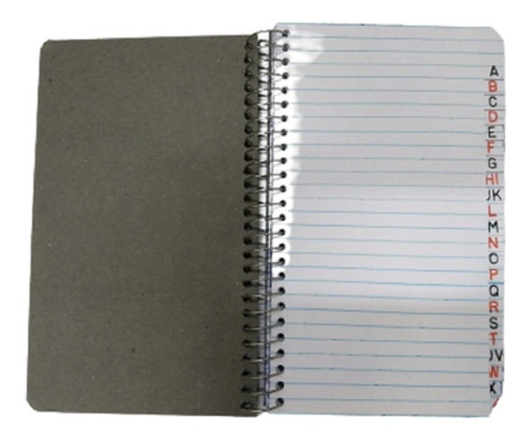 Libretas T/dura 80hjs. Meridiano N° L3 C/indice 10,5 X 17cm. 1