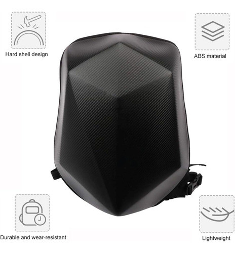 Mochila Fibra De Carbono Motociclista Tools Diamond 1