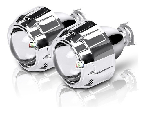 Kit Projetor Bi Xenon Retrofit 2.5 + Leds 360º Alto E Baixo 0