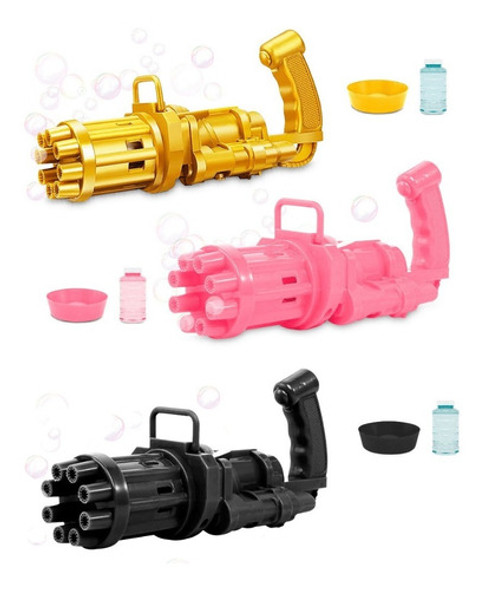 Pistola De Burbujas Electrica Boom En Tik Tok Novedad Niños 0