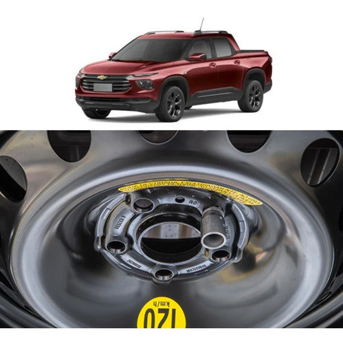 Kit Trava Do Estepe Anti Furto Nova Montana 2023 Genuíno Gm 1
