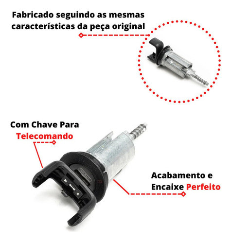 Cilindro Ignição Coluna Direção Com Chave Astra 1995 A 20 1