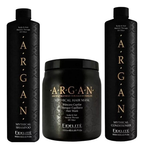 Kit Grande Shampoo + Acondicionador + Mascara Fidelite 0