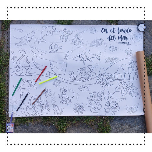 Lonas Didácticas Muy Grandes 1×0.70 Mts Reutilizable.p/niños 1