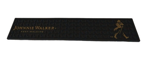 Bar Mat Esterilla Jhonnie Walker Black Negra Bartender Bar 0