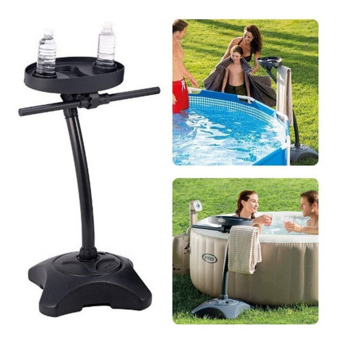 Accesorio Para Spa Inflable Toallero Con Porta Lata Intex 0