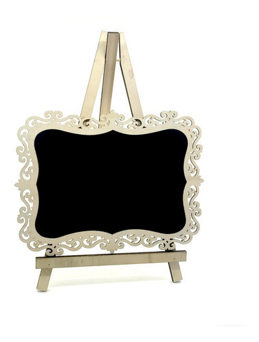 Pizarra Pizarrón Calado Con Atril 19 X 28 Cm Bodas 15 Años 0