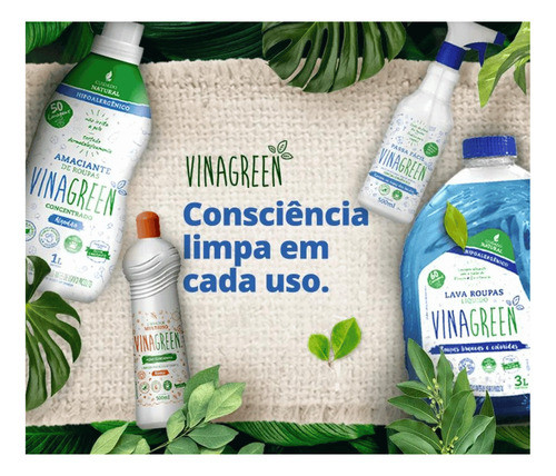 Lava Roupas Líquido Tradiconal Vinagree 3l 1