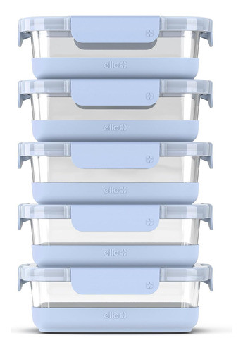 Juego De 10 Tazas De Vidrio Refresh De 86 Cm Con Tapas 0
