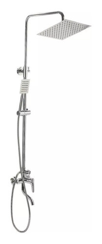 Columna Ducha Exterior Grifería Monocomando Duchador Baño 0