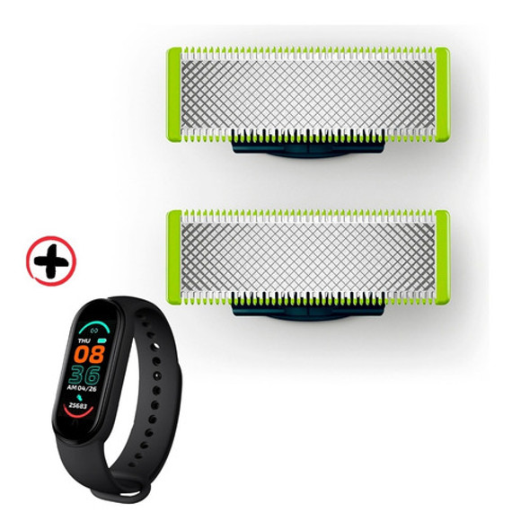 Repuesto De Cuchillas Philips One Blade X2 Qp220/51 + Sm Bde 0