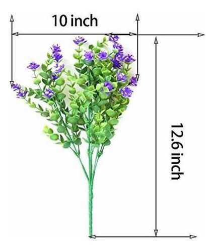 Awtlife 15 Piezas De Flores Artificiales Al Aire Libre, Jard 1