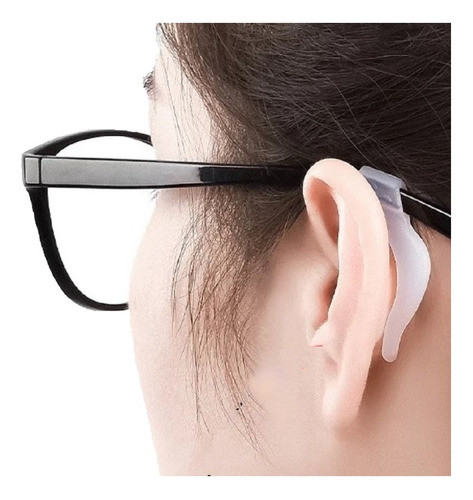 Gancho De Orelha Em Silicone Para Óculos (3 Pares) 0
