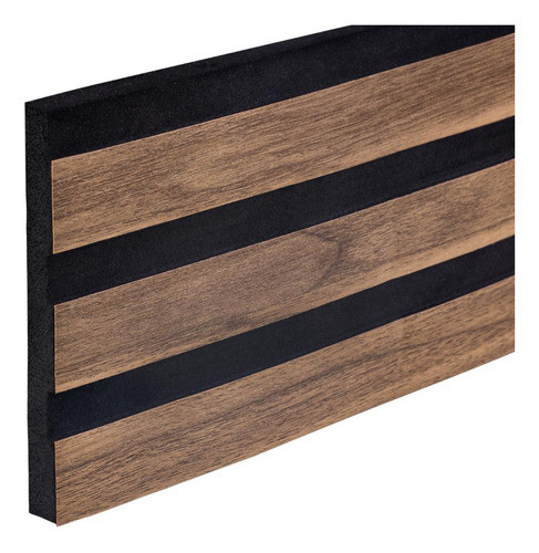 Painel Ripado Madeto Nogueira Intenso 10cm X 1,0cm 10m 1