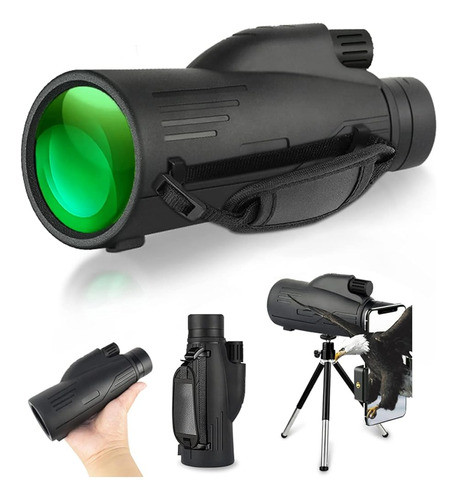 Telescopio Monocular De Alta Definición 40x60 Con Adaptador 0