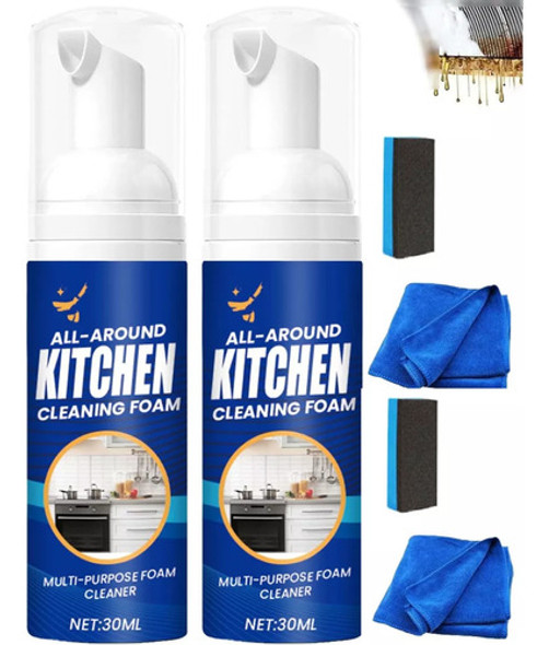 Conjunto Abrangente De Limpeza De Espuma De Cozinha 0