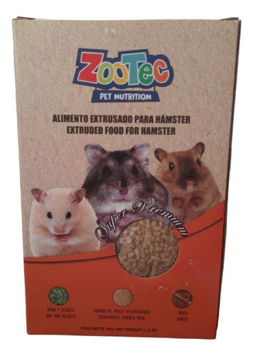 Alimento Extrusado Premium Hamster 1 Kg 0