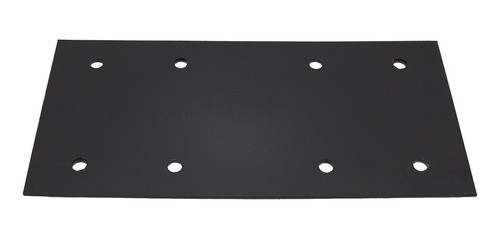 Conector Metalico Chapa Refuerzo Anclaje Perforado 12cm 0