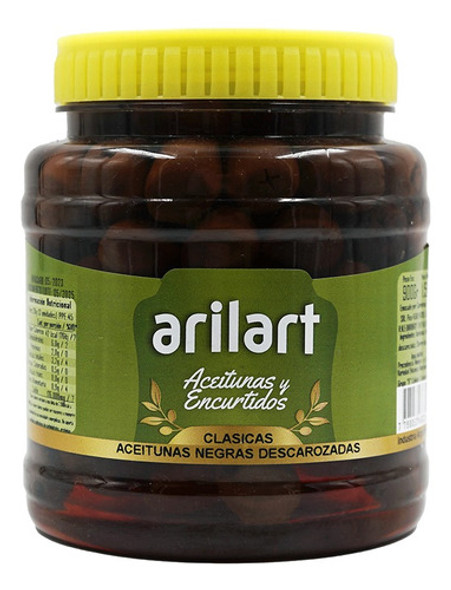 Aceitunas Negras Sin Carozo Clasicas 0 X 900 Gr 0