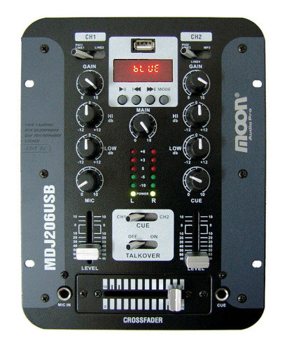 Consola Mixer De Audio Mdj206 Usb Con Factura A O B Y Garant 0