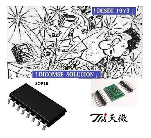 Tm1650 Led Controller (32 Leds Max) Controlador Leds  Sop16 0