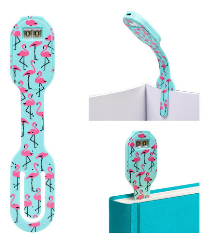 Separador De Libro Con Luz Recargable Por Usb (flamenco) 0