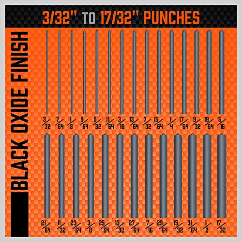 Juego De Punzones De Transferencia Horusdy De 28 Piezas, 3/3 1