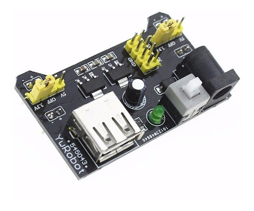 Fuente Para Protoboard 5v 3.3v Salida Usb Mb102 Arduino 0