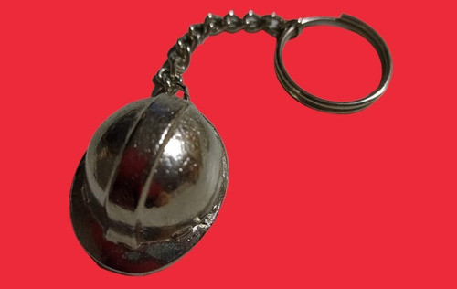 Llavero Casco Seguridad Construcción Obra 1