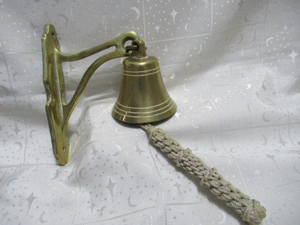 Gran Campana De Bronce Con Soporte Para Pared 0 Gran Campana De Bronce Con Soporte Para Pared 0