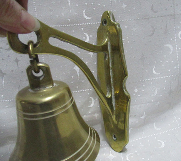 Gran Campana De Bronce Con Soporte Para Pared 1 Gran Campana De Bronce Con Soporte Para Pared 1