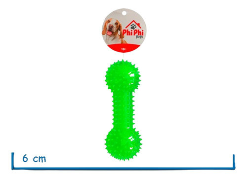Palo De Goma Verde Con Chifle 16cm 0