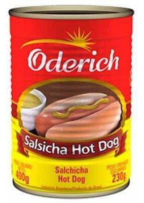 Salsicha Hot Dog Oderich 230g - Cx 6 Unid 1
